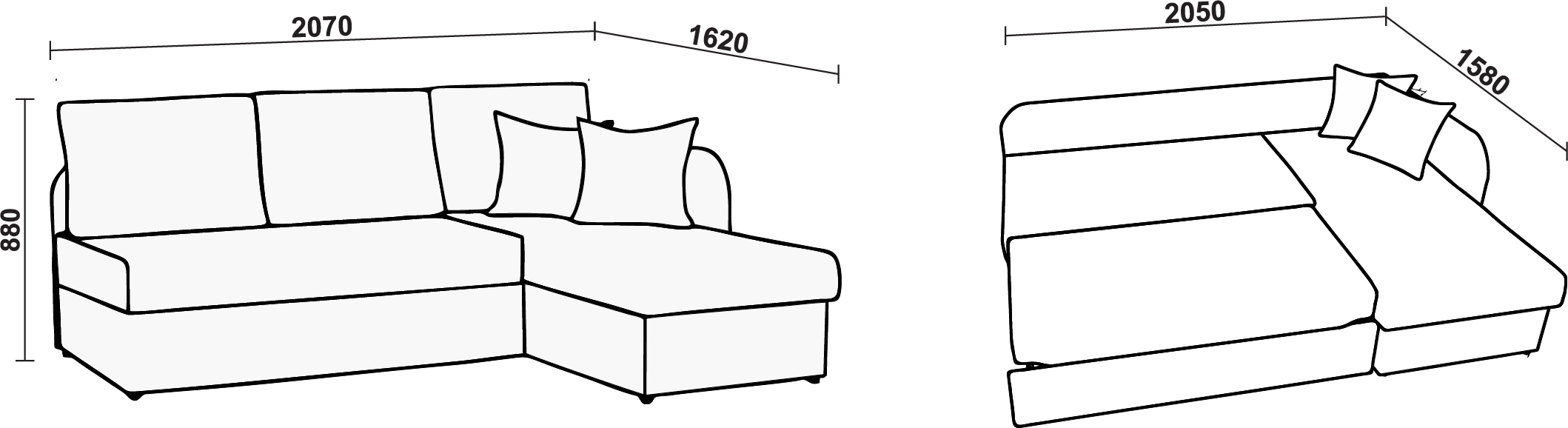 основная ткань и ткань компаньон на диване