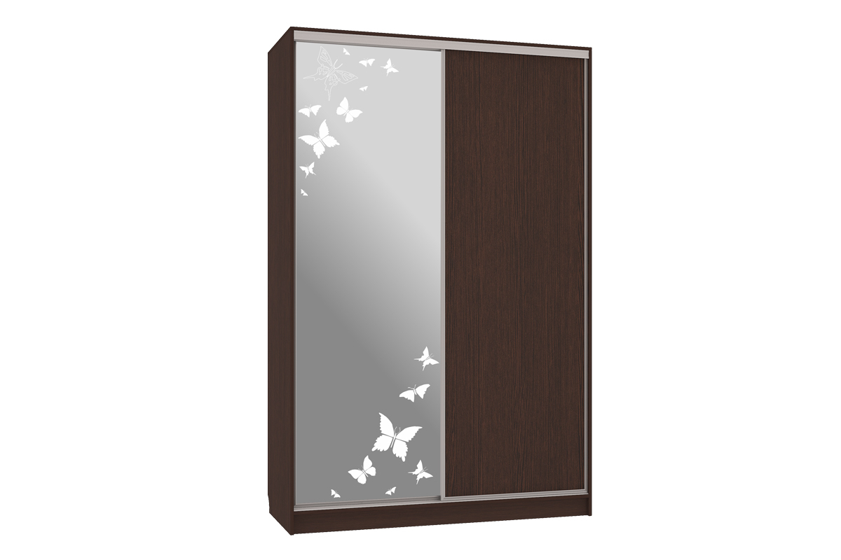 Шкаф-купе Гранд 1-600* бабочки (полки справа)