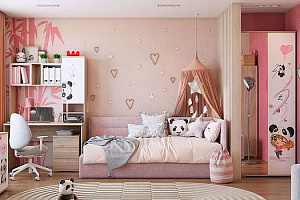 Комплект детской мебели Панда К3 (4130х1035х2100)