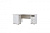 Модульная система "Александрия" СТ-102 Стол правый (Сосна Санторини светлая)