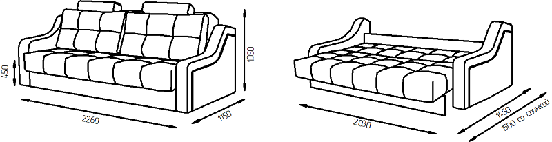 Диван Дакар 8