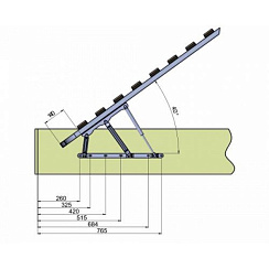 Механизм подъема Летто VF 1000N (STABILUS) с фурнитурой