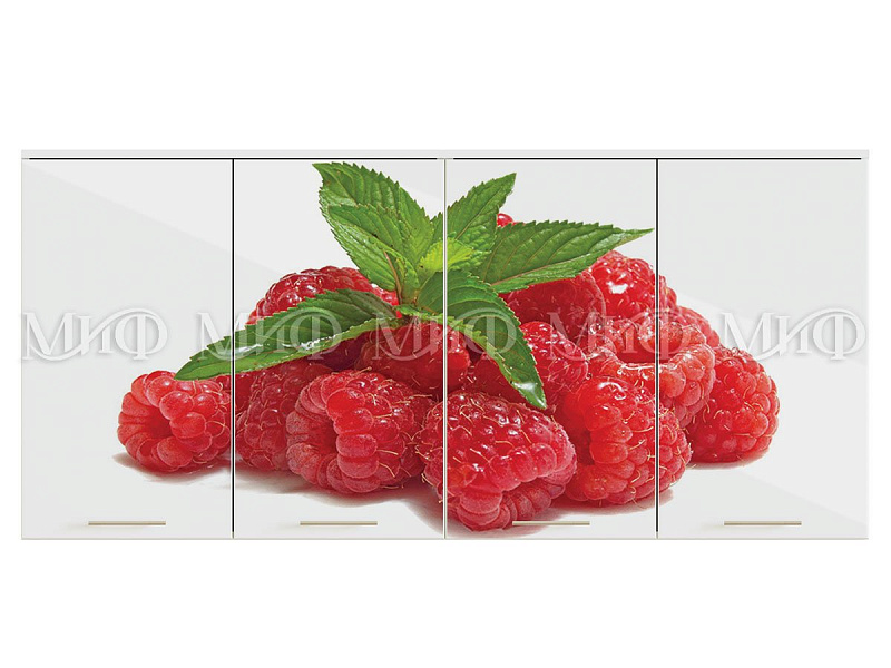 Кухня фотопечать Клубника