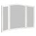 Зеркало для туалетного стола