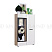Нэнси New Шкаф-стекло исп.2 ЛДСП