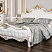 Кровать 1800 с мягким изголовьем из экокожи